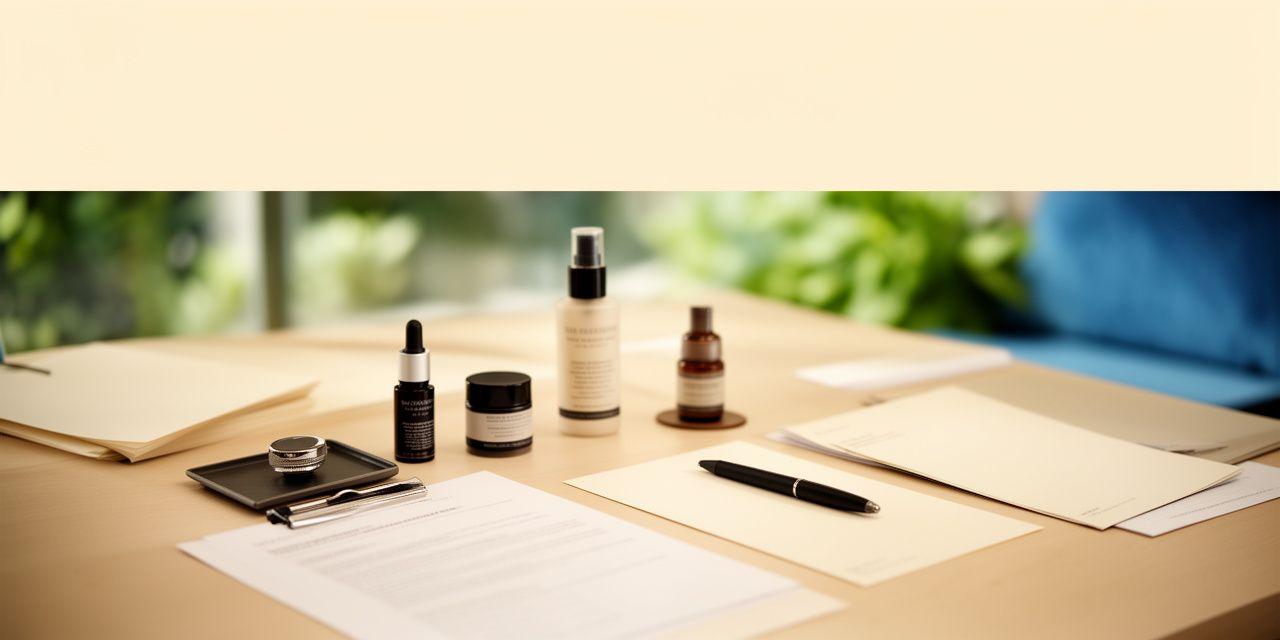 Beruhigte Beratungsumgebung mit Naturkosmetik, Papierunterlagen und sanftem Tageslicht in Zürich
